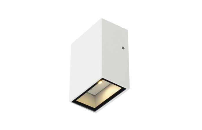 SLV Svítidlo LED QUAD 1 4,6W 100lm 3000K nástěnné IP44 bílá