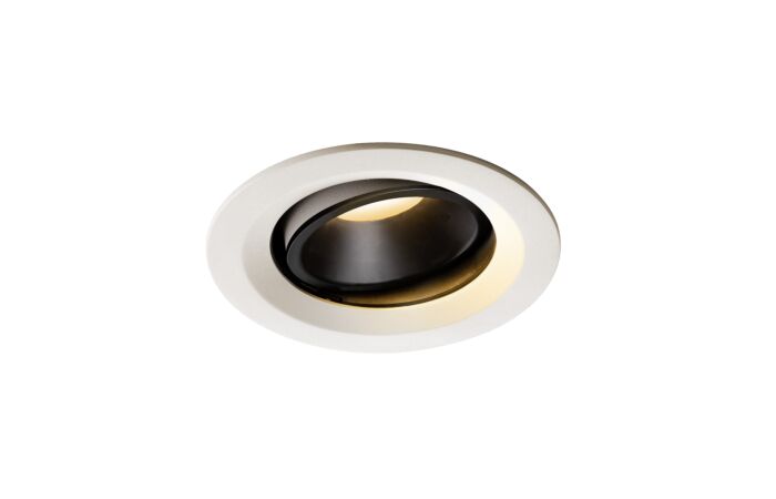 NUMINOS® MOVE DL M, vnitřní LED zápustné stropní svítidlo bílá/černá 2700 K 40° otočné a výkyvné