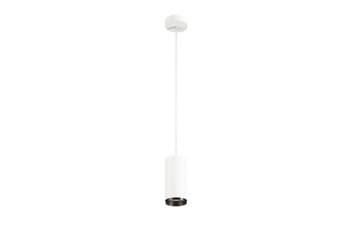 NUMINOS® PD PHASE M, vnitřní LED závěsné svítidlo bílá/černá 3000 K 60°
