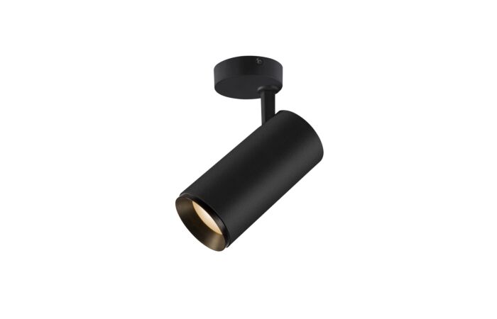 NUMINOS® SPOT PHASE L, vnitřní LED přisazené stropní svítidlo černá/černá 2700 K 60°