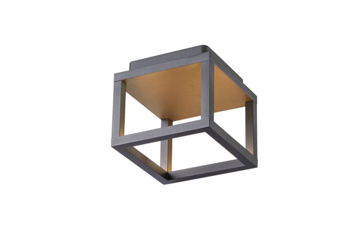 SLV Svítidlo LED QUADRULO CL 7,5W 230lm 3000K nástěnné IP55 antracit