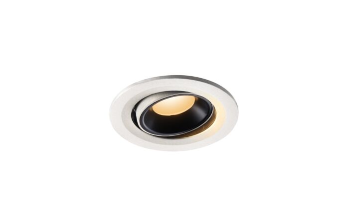 NUMINOS® MOVE S, zápustné stropní svítidlo bílé/černé 2700 K 20°