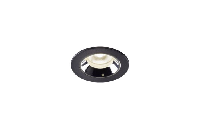 NUMINOS® XS, zápustné stropní svítidlo černé/chrom 4000 K 55°