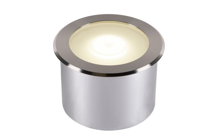 SLV Svítidlo LED DASAR FLAT 120 EL 7W 490lm 3000K zemní IP65 nerezová ocel