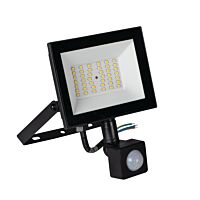 KANLUX Svítidlo GRUN NV LED-30-B-SE 30W 2650lm 4000K reflektor s čidlem IP44