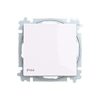 ABB Zoni 3559T-A06940 500 Spínač střídavý, s krytem, řazení 6, IP44  bílá
