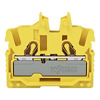 WAGO Svorka 2052-306 2vodičová průchozí Mini, s ovládacími otvory 2,5 mm², žlutá