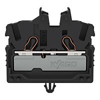 WAGO Svorka 2052-315 2vodičová průchozí Mini, s ovládacími otvory 2,5 mm², černá