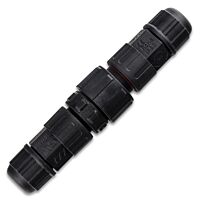 Vidlice+zásuvka M16 3piny pájecí IP67