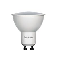 MCLED Žárovka LED 7W-50 GU10 4000K 100°