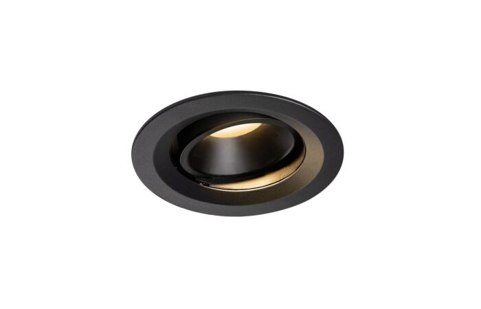 SLV Svítidlo LED NUMINOS® MOVE DL M, vnitřní  zápustné stropní  černá/černá 2700 K 40° otočné a výkyvné