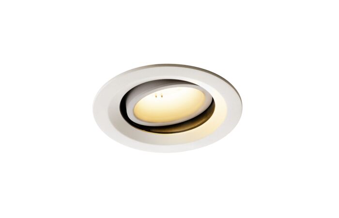 NUMINOS® MOVE DL M, vnitřní LED zápustné stropní svítidlo bílá/bílá 2700 K 20° otočné a výkyvné