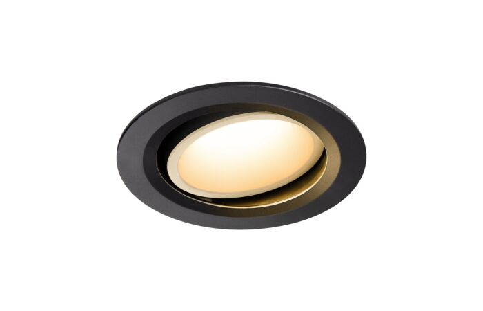 NUMINOS® MOVE DL L, vnitřní LED zápustné stropní svítidlo černá/bílá 2700 K 20° otočné a výkyvné