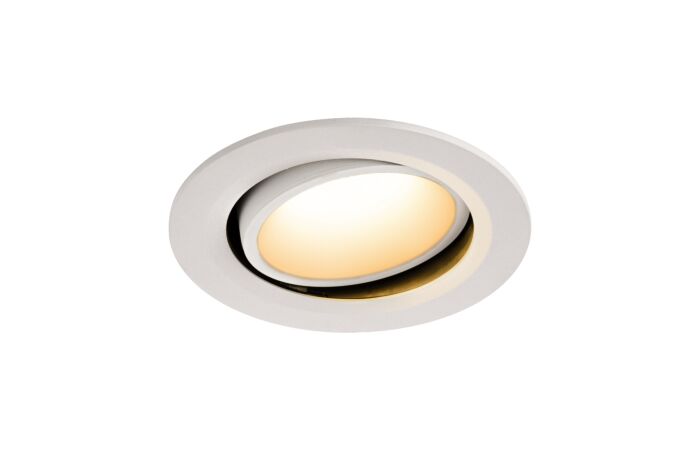 NUMINOS® MOVE DL L, vnitřní LED zápustné stropní svítidlo bílá/bílá 2700 K 40° otočné a výkyvné