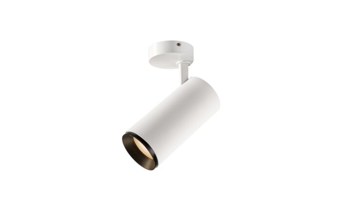 NUMINOS® SPOT PHASE L, vnitřní LED přisazené stropní svítidlo bílá/černá 2700 K 24°