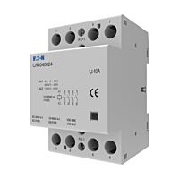 Instalační stykač, tichý, Uc=24V AC/DC,