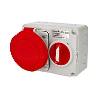 FAMATEL Zásuvka 32A/400V 5-pól IP67 blok. 6h
