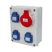 FAMATEL Skříň 2963 3x230V 1x16A/5P IP44