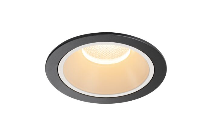 NUMINOS® DL XL, vnitřní LED zápustné stropní svítidlo černá/bílá 2700 K 55°