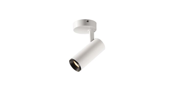 NUMINOS® SPOT PHASE S, vnitřní LED přisazené stropní svítidlo bílá/černá 2700 K 36°