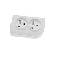 ELGOTECH Dvojzásuvka GN-20 bílá
