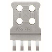 WAGO Podložka 769-412  pro odlehčení tahu pro pružinové svorkovnice a konektory s pájecími piny jednodílná, šedá