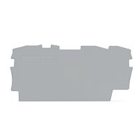 WAGO Bočnice 2002-1391 koncová a separátor 0,8mm, šedá