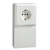 SCHNEIDER 515504 Dvojzásuvka 230V, s výstupním kan