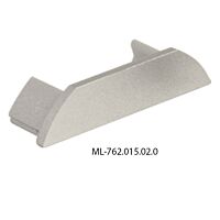 MCLED Koncovka pro PX bez otvoru stříbrná