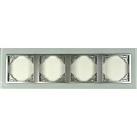 Rámeček LOGUS čtyř. sklo/hliník 90940TCA