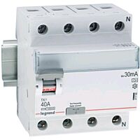 LEGRAND Chránič 4P 40A 100MA A-S