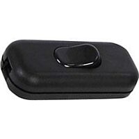 TESLA STROPKOV Spínač 4FN 576 14.07 šňůrový, průběžný, černý