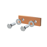 ABB Příslušenství-Skříně-ZX1184 -Spojka Cu 30x10mm  2CPX042024R9999