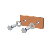 ABB Příslušenství-Skříně-ZX1185 -Spojka Cu 40x10mm  2CPX042025R9999