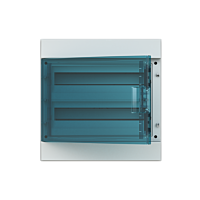 ABB Skříň Mistral65 1205 36TE na omítku, průhledné dveře IP65