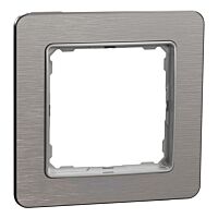 SCHNEIDER Sedna Design & Elements Rámeček jednonásobný Leštěný Hliník