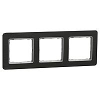 SCHNEIDER Sedna Design & Elements Rámeček trojnásobný Leštěný Titan