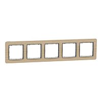 SCHNEIDER Sedna Design & Elements Rámeček pětinásobný Bříza