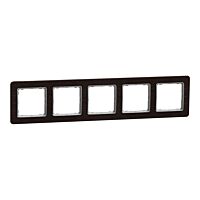 SCHNEIDER Sedna Design & Elements Rámeček pětinásobný Wenge