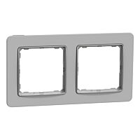 SCHNEIDER Sedna Design & Elements Rámeček dvojnásobný Šedý kámen