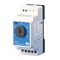 ELEKTRA Termostat ETV 1990 na DIN lištu 0 - 40°C 16A 230V IP20