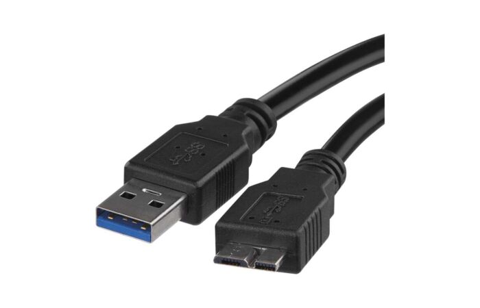 EMOS Kabel USB 3.0 A vidlice – micro B vidlice 1m
