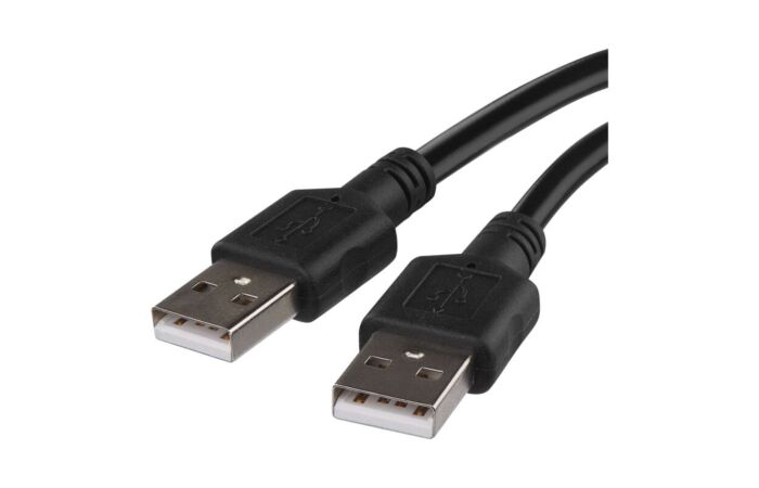 EMOS Kabel USB 2.0 A vidlice – A vidlice 2m