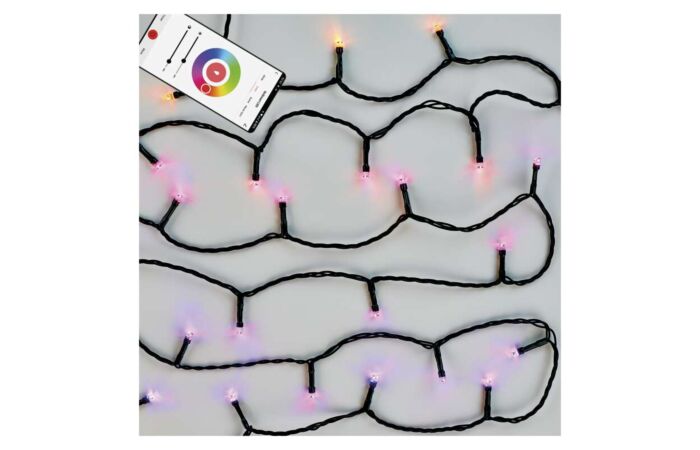 EMOS Řetěz vánoční , RGB, časovač, wifi,  8m, IP44