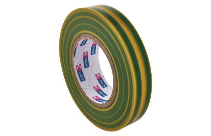 EMOS Páska izolační 15mm/10m PVC zeleno/žlutá ELEKTRA