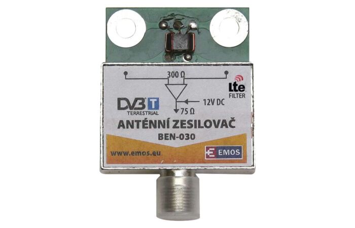 EMOS Předzesilovač BEN-030 30dB VHF/UHF