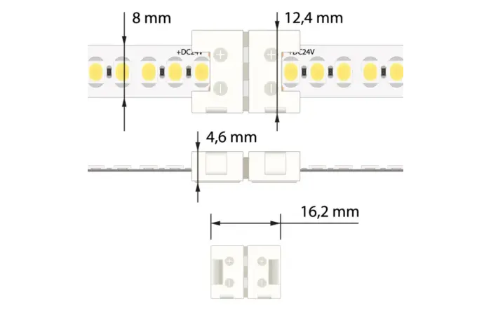 Spojka ML-112.001.21.3 LED pásku