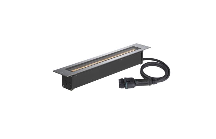 DASAR® 500 EL Edelstahl 3000K eckig