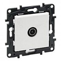 LEGRAND Zásuvka NILOÉ STEP 863172 TV průběžná bílá