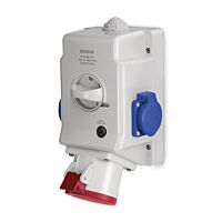 SCAME Kombinace OPTIMA 32A/4P+2x230V IP54